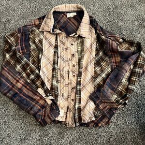 Oli & Hali Western button up shirt- size M